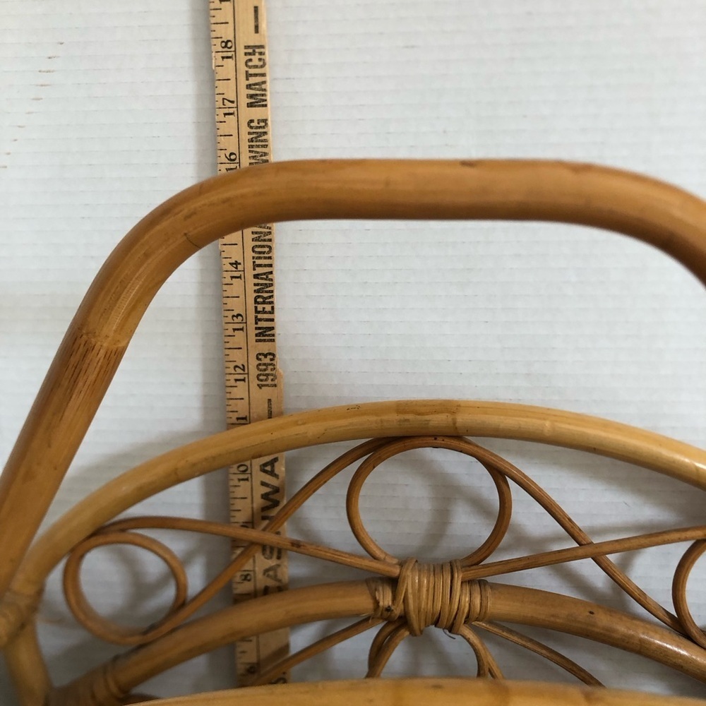 Vtg Bentwood Magazine Rack - Picture 12 of 13